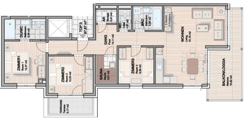 Apartmán Fürth Kaprun Exterior foto